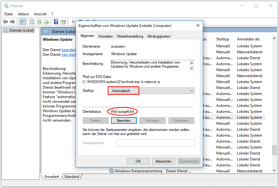 Windows Update Funktioniert Nicht Da Der Dienst Nicht Ausgeführt Wird Windows Update Funktioniert Nicht Da Der Dienst Nicht Ausgeführt Wird