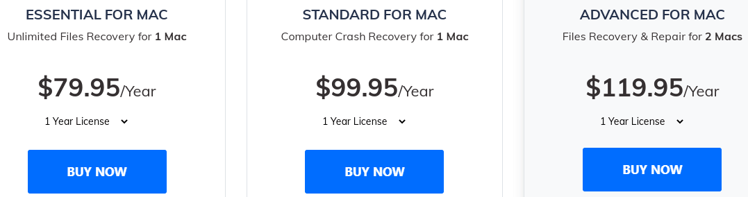 Preis der macOS Version: