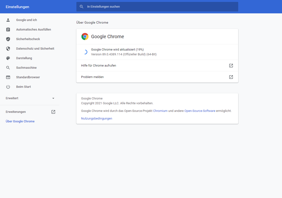 Wie man die Version von Chrome OS prüft 