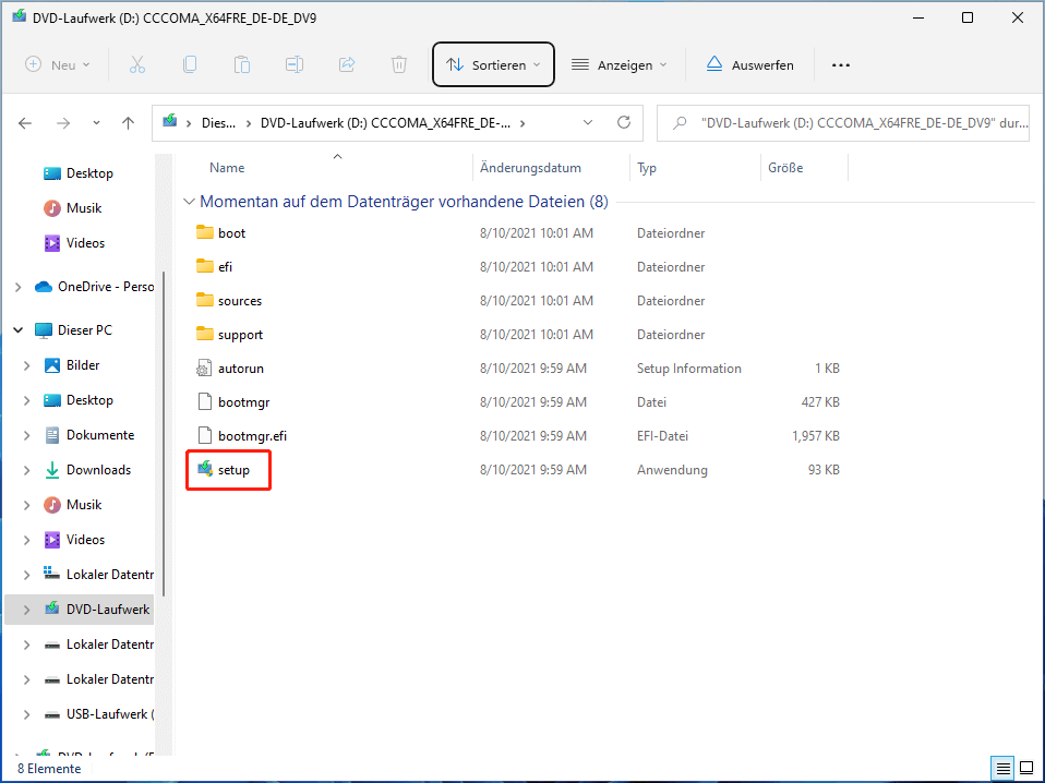 Windows-ISO-Datei mounten