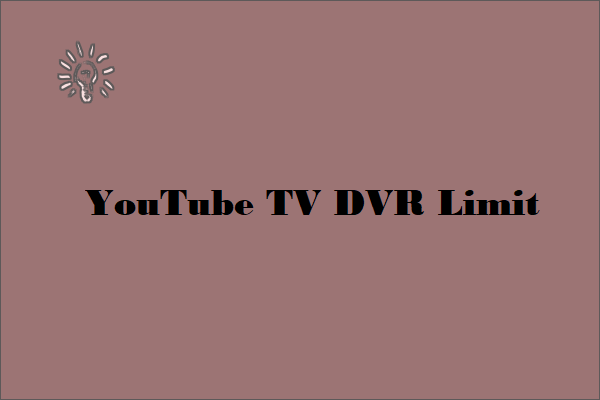 YouTube TV DVR Limit