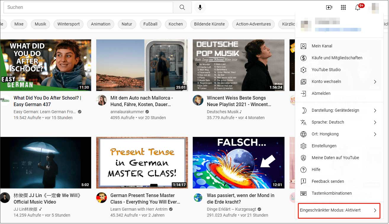 YouTube eingeschränkter Modus lässt sich nicht deaktivieren Gelöst MiniTool