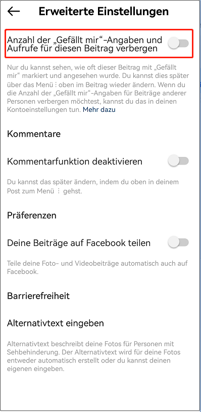 Wie Sie Likes Auf Ihrem Oder Anderen Instagram Konten Verbergen Minitool