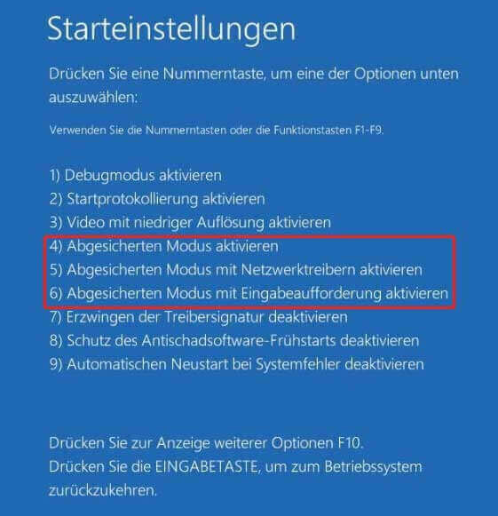 Abgesicherter Modus von Windows 11