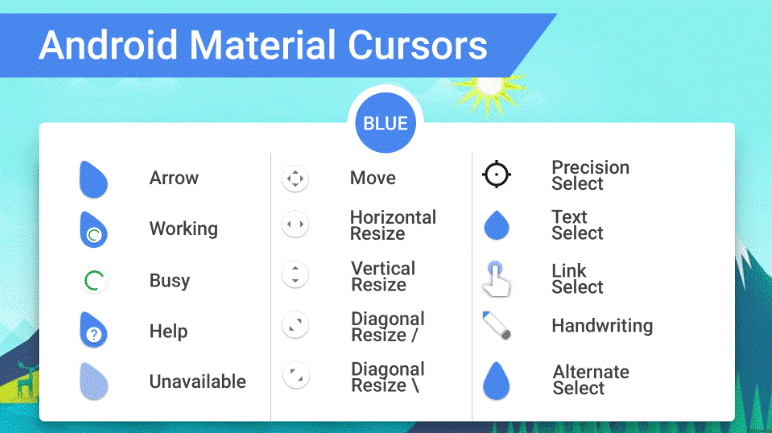 Android Material Cursor