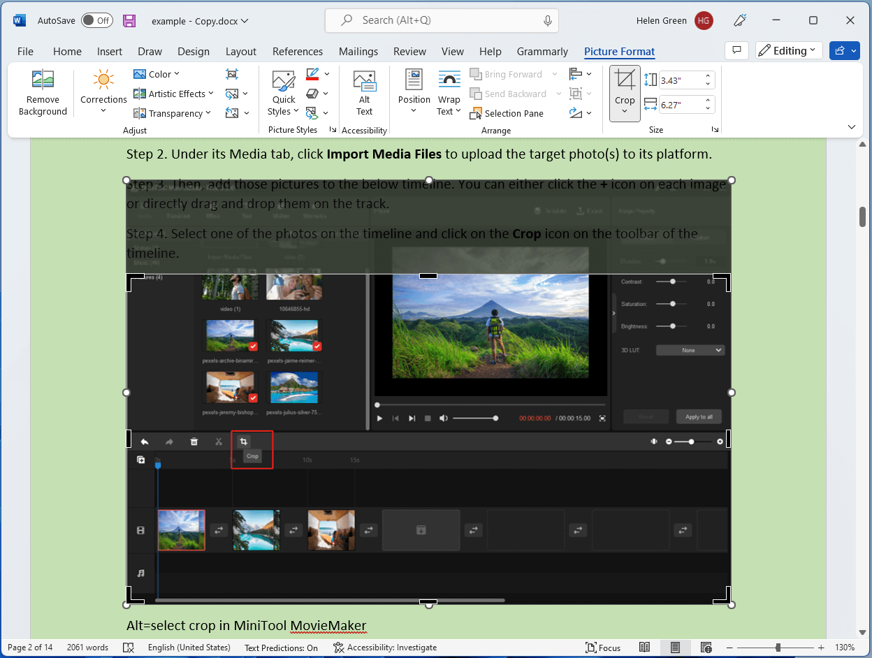 Windows 11 Foto zuschneiden (mit MovieMaker/Fotos/ Paint/Snipping Tool