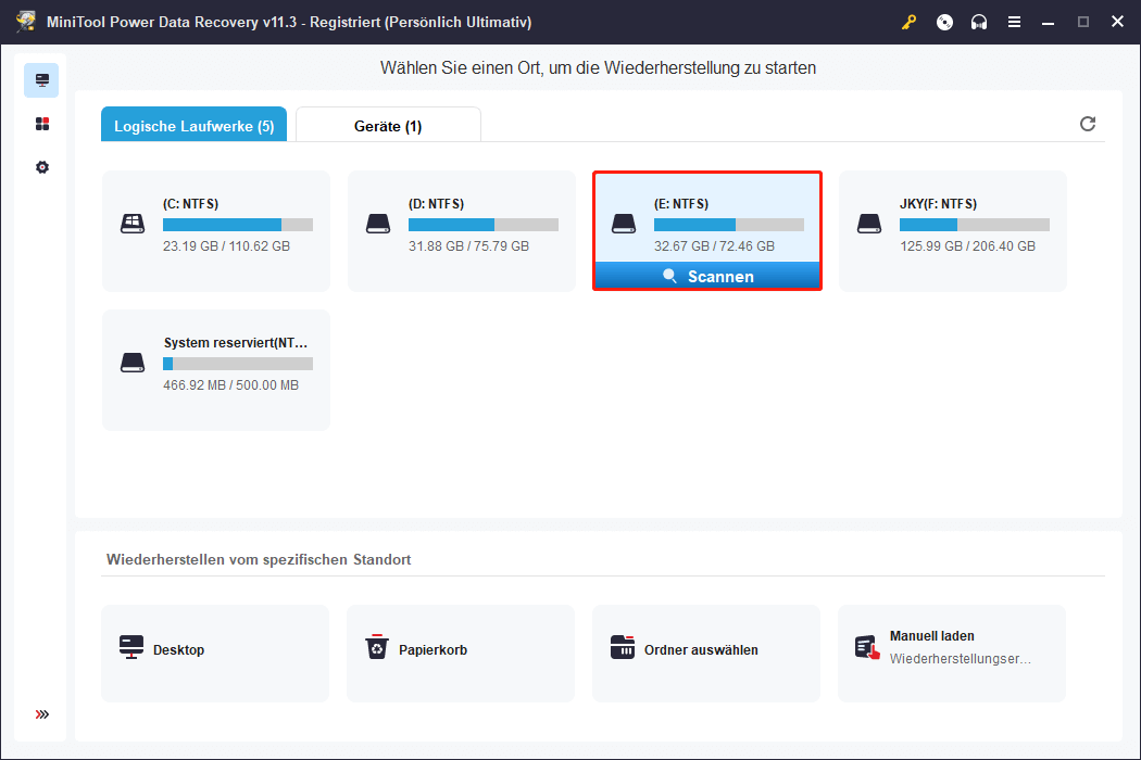 Verwendung von Microsofts Windows File Recovery und Alternative MiniTool