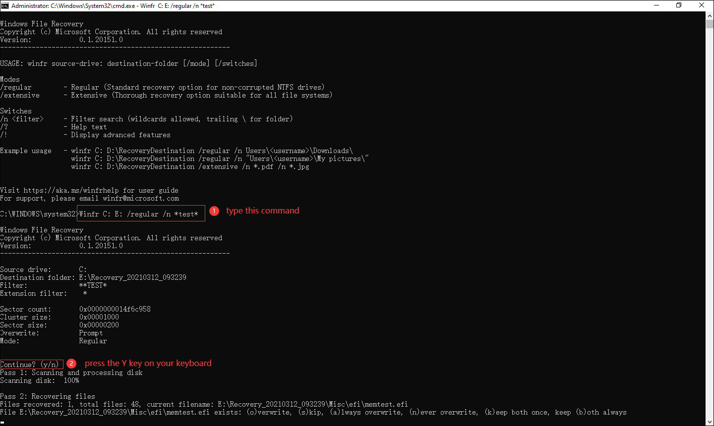Verwendung von Microsofts Windows File Recovery und Alternative MiniTool