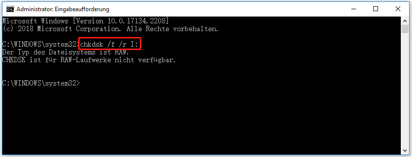 Chkdsk Ist Für Raw-laufwerke Nicht Verfügbar Wie kann man Daten von einem RAW-USB-Laufwerk unter Windows