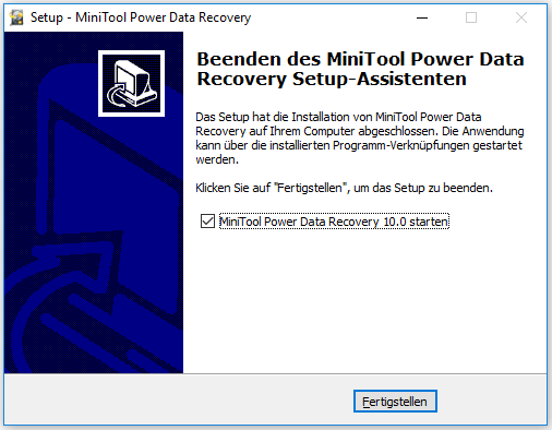 Wie Man MiniTool Power Data Recovery Installieren & Deinstallieren