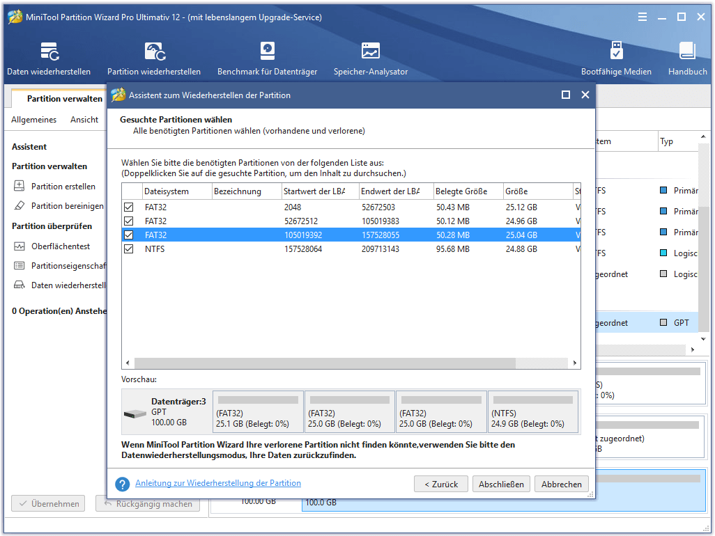 Achtung Die Freigegebene Partition Ist Nicht Verfügbar Die beste Partitionswiederherstellungssoftware für Windows 10/8/7