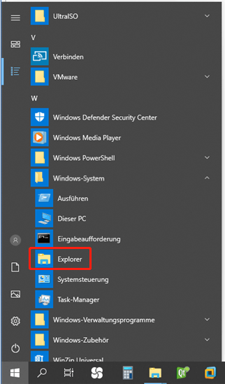 So starten Sie den Windows Explorer