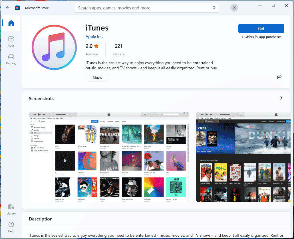 iTunes für Windows 11 herunterladen