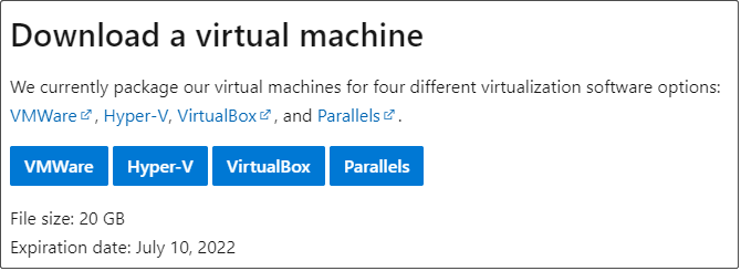 Virtuelle Windows 11 Enterprise-Maschine