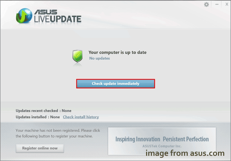 ASUS Live Update Windows 10
