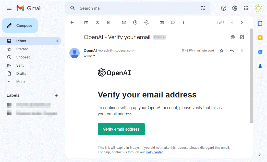 Alt: Bestätige deine Email-Adresse